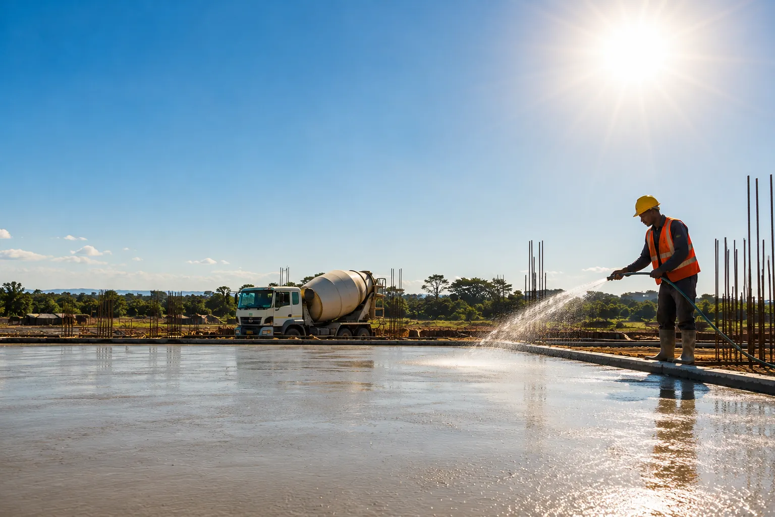 hot weather concreting kenya